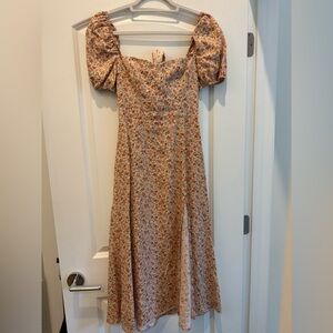 Reformation Floral Midi Dress
